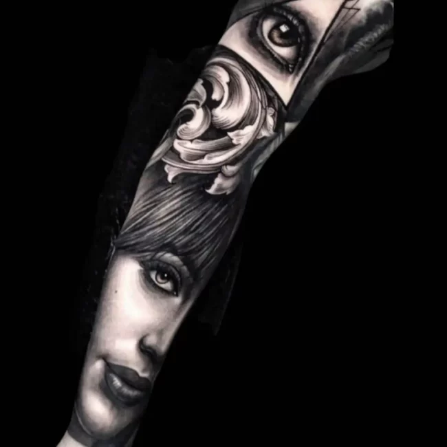 Realistic tattoo