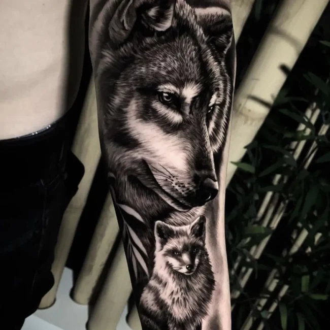 Realistic tattoo